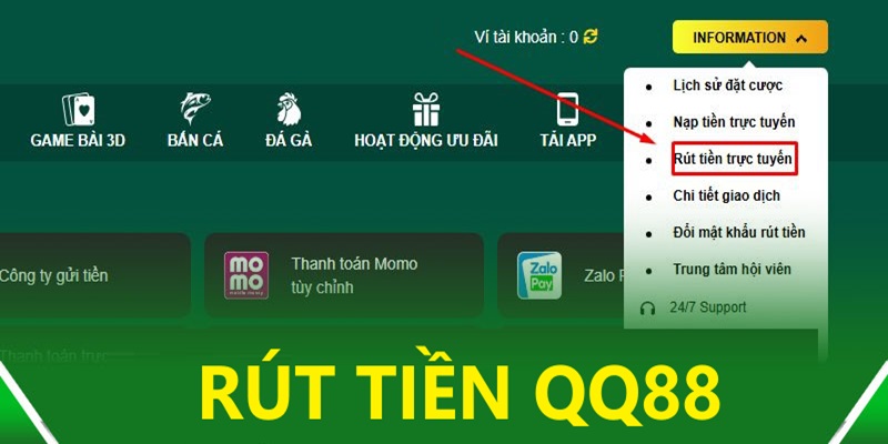 Rút Tiền QQ88